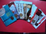 Zestaw 8 blistrów z monetami 2zł z 2000r jak na foto