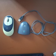 Retro Myszka Logitech RN67 z kulką