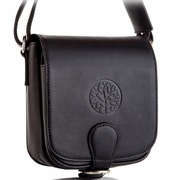 Torba na ramię ze skóry naturalnej drzewo życia listonoszka vintage