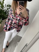 Piękna bluzka w kwiaty rozm. 46 / 3XL