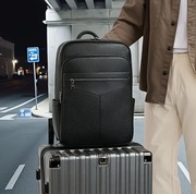 Plecak męski ze skóry naturalnej.