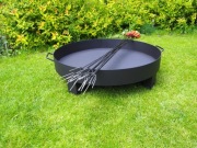 Solidne,trwałe palenisko 80cm gruba blacha 3mm. Producent