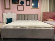 Tapicerowane łóżko małżeńskie 160x200