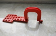 LEGO Naczepa Przyczepa bb0085 Tractor - Czerwona