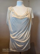 Elegancka bluzka H&M z dekoltem typu "woda"