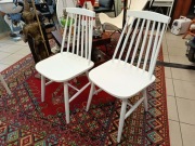 Krzesła Patyczak A-5190 Białe Fabryka Mebli Radomsko 2 sztuki