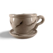 Figura Dekoracyjna - Filiżanka Doniczka