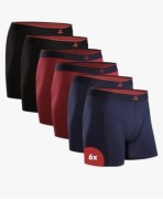 DANISH Endurance Bambusowe Bokserki 3xl Męskie, Premium, Klasyczne, 6szt