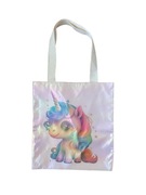 Torba z uszami efekt holo jednorożec 