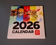NOWY kalendarz kartkowy na biurko My Nintendo 2026 Mario Kart Zelda Yoshi