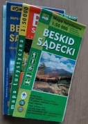 Beskid Sądecki Beskid Wyspowy – 5 map 