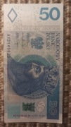 Banknot 50zł seria AY stan dobry