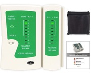 Incutex Tester kabli sieciowych LAN CAT5, CAT5e, RJ45, RJ11