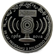 Niue 3 dolary, 2012 50 lat Programu 3 Polskiego Radia