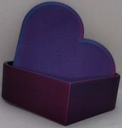 Pudełeczko organizer w kształcie serduszka 