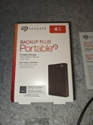 Dysk Zewnętrzny Przenośny SEAGATE 4TB 4000GB USB 3.0 2.5 Cala Jak Nowy 