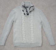 Swetr gruby biały xxl PROMOCJA !!!