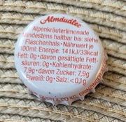 Kapsel Almdudler butelkowane Austria 