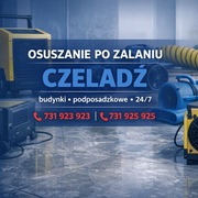 Osuszanie po zalaniu – Czeladź | budynki | 24/7