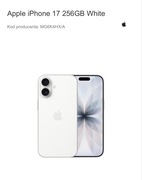 iPhone 17 256GB WHITE