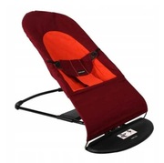 Leżaczek, bujaczek dziecięcy - czerwony HEDO