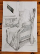 Martwa natura - Rysunek - 100x70 cm ASP