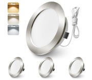 Alusso 3x Reflektor Podszfkowy Led 12V 3/4/6000K 