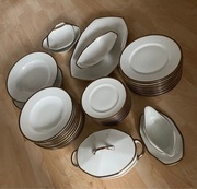 Hutschenreuther Hohenberg Bayern antyk porcelana, 45 elementów 12 osób