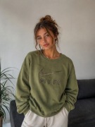 Bluza nike air khaki Rozmiar M zielona bluza Crewneck nike Swoosh