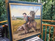 Dariusz Miliński "Wędrujący Don Kichot" obraz
