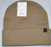 Czapka Zimowa Unisex Reserved Ciemny Beż Nowa z Metkami