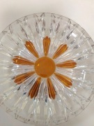 Kryształowa patera lata 60./70. XX wieku Huta Szkła Kryształowego "Julia"