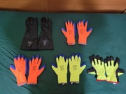 Zestaw 5 par nowych rękawic roboczych ocieplanych BHP - DuPont; Lathi 