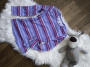 noc Bonprix bluzka koszulka longsleeve paski 7-8 lat