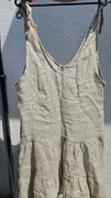 Nowa sukienka made in italy one size 100% len