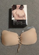 Biustonosz samonośny, bra-niewidoczny. Nowy. Miseczka B