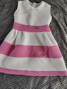 Sukienka różowa z konieczynką 