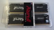 Kingston FURY 16GB (2x8GB) 3200MHz CL16 Beast Black dożyw. gwar. Fv23%