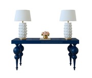 PIĘKNA DUŻA KONSOLA GRANATOWY POŁYSK SUPER FASON