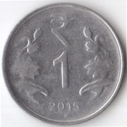 INDIE 1 rupia 2009, KM# 394, F