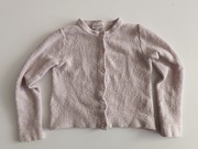 Sweterek na guziki pudrowy róż Coccodrillo 128