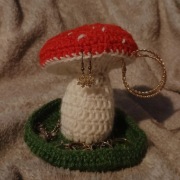 Taca na biżuterię muchomor