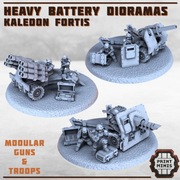 Heavy Battery Dioramas  