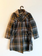 Płaszcz w kratę Rinascimento (made in Italy)