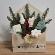 Zestaw świątecznych świec sojowych