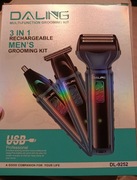 Wielofunkcyjny Zestaw Męski 3w1 DALING – Maszynka, Golarka, Trymer
