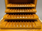 PAPIEROŚNICA SZKATUŁKA NA PAPIEROSY poł XXw. PERŁY Z POZYTYWKA #576