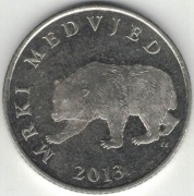 Chorwacja 5 kun kuna 2013 - 26,5 mm