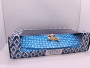 Futerał (etui) na okulary eleganckie ze złotym misiem