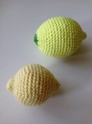 owoce i warzywa na szydełku Amigurumi - cytryna